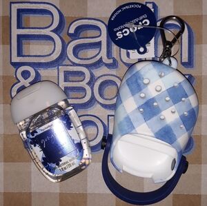 (New) Crocs X Bath & Body Works PocketBac Clip & Sanitizer Set